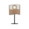 Stolní lampy dekorační - LD 11150-79 REED Stolní lampa černý kov / dřevo v rustikálním designu - LEUCHTEN DIREKT / JUST LIGHT