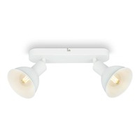 Bodová - BRILO 2674-026 Bodové svítidlo 27 cm 2x E14 max. 25W bílé - BRILO