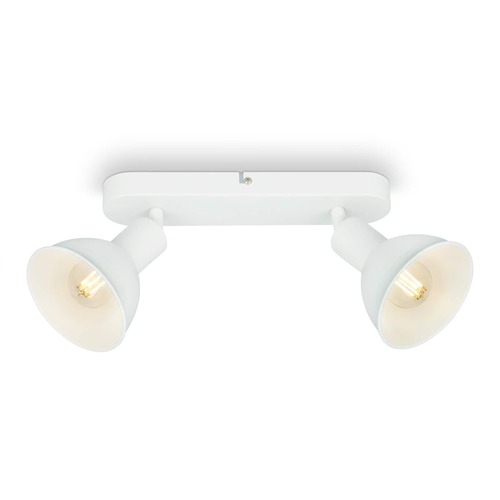 Bodová - BRILO 2674-026 Bodové svítidlo 27 cm 2x E14 max. 25W bílé - BRILO - foto 1