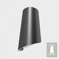 Nástěnná - KHL K60005.01.WS.DG-DG.OP.ST.8.30 TUILE nástěnné svítidlo tmavě šedá 11 W 3000K nestmívatelné - KOHL-Lighting