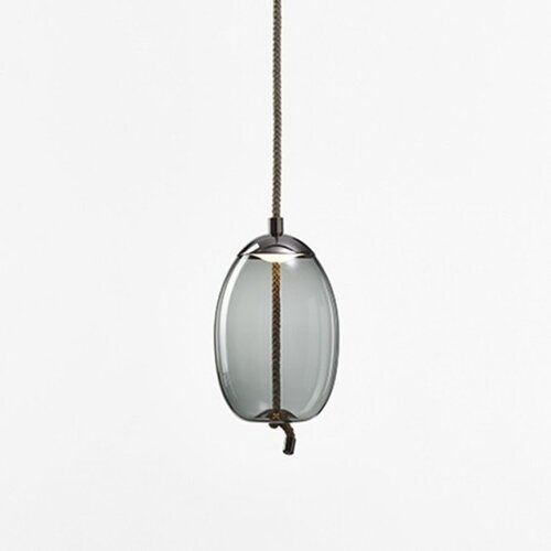 Subtilní - BRO PC01036-BIANCO Závěsné svítidlo KNOT SMALL UOVO 180x290mm - BROKIS A - foto 1