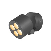 Nástěnná - LA 1007511 R-CUBE nástěnné a stropní přisazené svítidlo, 2700/3000 K, 15 W, PHASE, 70°, antracit - BIG WHITE (SLV)