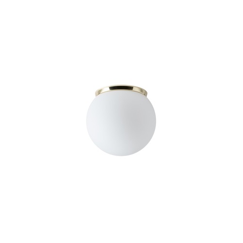 Kruhová - OS STY71519 STYX 1 stropní/nástěnné skleněné svítidlo mosaz leštěná / bílá IP65 4000 K 9W LED DALI (původní kód OS 71519) - OSMONT - foto 1