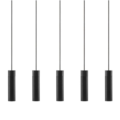 Vícečetná - NOR 2010483003 Závěsné svítidlo Tilo 5x15W GU10 černá - NORDLUX - foto 1