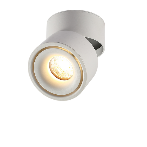 LED svítidla - LED Downlight povrchová montáž 12W bílá 3000K BRIDGELUX-CHIP NASTAVENÍ - foto 1