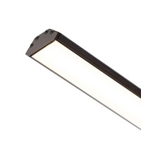 Al profily rohové - RED R14094 LED PROFILE J přisazený 1m černá matný akryl/hliník  - RED - DESIGN RENDL