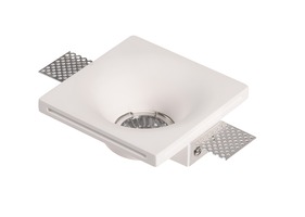 Svítidla pro reflektory (gu10) - Stropní armatura bezešvé zapuštěné bílé