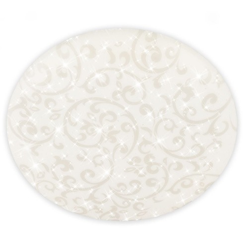 Kruhová - BRILO 3939016 Nebo stropní svítidlo pr.38 cm - 20W, 2400lm, LED, hvězdné nebe, neutrální bílá, bílé, starožitný vzor - BRILO - foto 1
