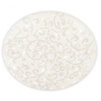 Kruhová - BRILO 3939016 Nebo stropní svítidlo pr.38 cm - 20W, 2400lm, LED, hvězdné nebe, neutrální bílá, bílé, starožitný vzor - BRILO