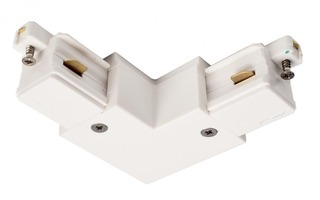 Lišty a příslušenství - IMPR 720016 Deko-Light 1-fázový kolejnicový systém, D One 90°-spojka, levé, 220-240V bílá RAL 9016 73 mm - LIGHT IMPRESSIONS