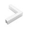 Lineární LED světla Optonica - Rohová spojka, bílá, IP20, 10W, OP5029