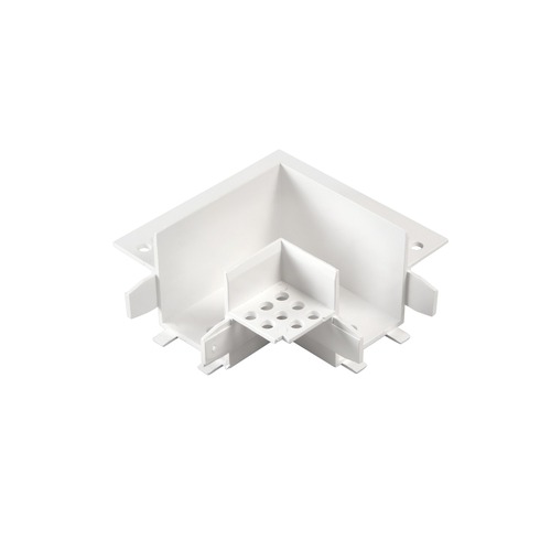 Lištové Magnetic BERNINI - FAN BERNINI-TL-L-BCO Příslušenství - úhlová spojka Bernini pro zapuštěné montážní pouzdro AD, 7,8 x 6,78  cm, bílá - FANEUROPE - foto 1
