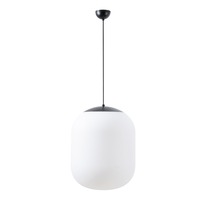 Koule - OS TAN58177 TANIA S2 závěsné skleněné svítidlo černá / bílá IP40 40W E27 - OSMONT