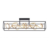 Podélná - PN 6473-18 SELINA LED stropní svítidlo v moderním zakřivením designu s funkcí stmívání SimplyDim 3000K - PAUL NEUHAUS
