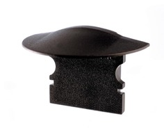 Krytky pro Al profily - IMPR 978632 Koncovka F-ET-02-10 černá 25 mm 2 ks - LIGHT IMPRESSIONS