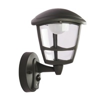 Nástěnná - CEN LLDSE-108040 LED SVÍTIDLO LILANDA nástěnné SENZOR 10W 230VAC 4000K 806Lm 120d 195x256x112mm IP44 - CENTURY