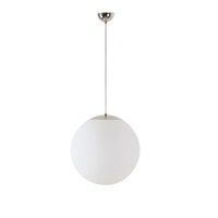 Koule - OS ADR53028 ADRIA S3 závěsné skleněné svítidlo nerez / bílá IP40 40W E27 - OSMONT
