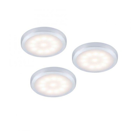 Přisazená - LD 84112-21-3 THEO LED skříňková svítidla 3ks sada, vč. kabeláže, stříbrná 3000K - LEUCHTEN DIREKT / JUST LIGHT - foto 1