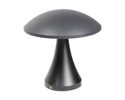 Sloupková - KHL K52400.BK Sloupkové svítidlo BOLETUS černé LED 6,30W 3000K Ø110mm - KOHL-Lighting