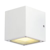 Nástěnná - LA 232531 Venkovní svítidlo SITRA CUBE nástěnná bílá 230V GX53 2x9W IP44 - BIG WHITE (SLV)