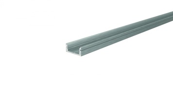 Al profily k přisazení - IMPR 970027 AU-01-10 plochý U-profil pro 10 - 11,3 mm LED pásek stříbrná - DEKOLIGHT