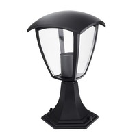LED zahradní světla - Stojanová lampa Matt Black 1xE27