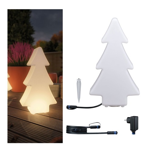 Dekorační - P 5020 Plug &amp; Shine set LED světelný objekt strom vč. 2m-kabel a trafo IP67 3000K 2,8W bílá - PAULMANN - foto 1