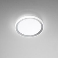 Kruhová - FAN I-NEON-PL50 Stropní svítidlo LED NEON bílá kruhové bílá/stříbrná 40W 5200 lm CCT 50x8cm - FANEUROPE