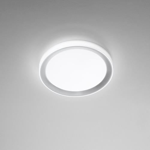 Kruhová - FAN I-NEON-PL50 Stropní svítidlo LED NEON bílá kruhové bílá/stříbrná 40W 5200 lm CCT 50x8cm - FANEUROPE - foto 1