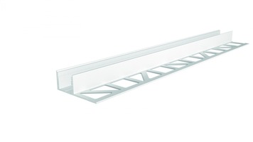 Al profily k zapuštění - IMPR 975365 Reprofil dlaždicový profil EL-03-12 bílá lakované 2500 mm - LIGHT IMPRESSIONS