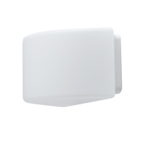 Hranatá - OS NEV59738 NEVA 2 stropní/nástěnné skleněné svítidlo bílá IP43 4000 K 15W LED (původní kód OS 59738) - OSMONT