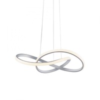 Dekorativní - LD 15402-95 MARIA LED závěsné svítidlo, barva hliník, stmívatelné, nastavitelná výška krokově stmívatelné 3000K - LEUCHTEN DIREKT / JUST LIGHT