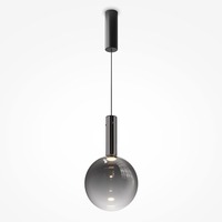 Koule - M MOD182PL-L6B3K Závěsné svítidlo Nebula 3000K 6W teplá bílá 700lm černý kov - MAYTONI