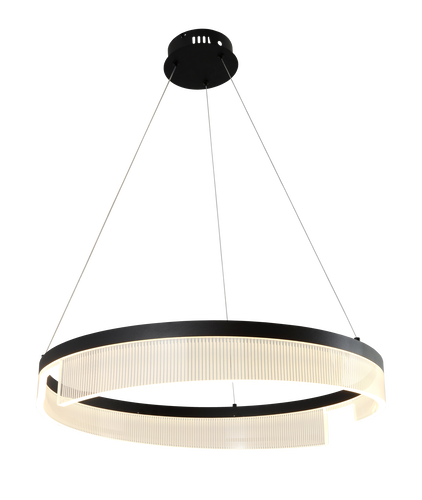 LED přívěšek - Závěsná LED lampa 23W Sand Black - foto 1