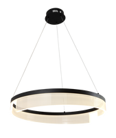 LED přívěšek - Závěsná LED lampa 23W Sand Black