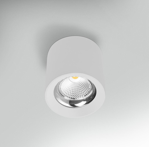 Downlight - CEN RNDBI-2513030 Stropní svítidlo LED RONDO bílé pr.130x155mm 25W 230V 3000K 45d IP20 - CENTURY - foto 1
