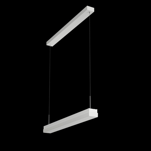 Podélná - OS MAT60550 MATAR LE1 závěsné plastové svítidlo bílá IP40 4000 K 13W LED - OSMONT - foto 1