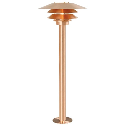 Sloupková - NOR 10600725 Venkovní sloupkové svítidlo Venø 1x60W E27 měď čirá - NORDLUX - foto 1