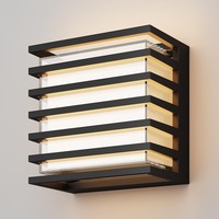 Nástěnná - M O020WL-L10B3K Nástěnné svítidlo Downing Street 3000K 10W teplá bílá 380lm černý hliník IP65 - MAYTONI