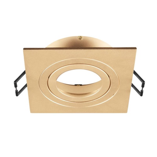 Hranatá - LA 1007341 NEW TRIA® 75 kroužek pro vestavbu do stropu, D: 9 Š: 9 H: 2,6 cm, IP 20, růžové zlato - BIG WHITE (SLV) - foto 1