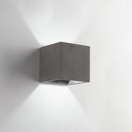 Nepřímé osvětlení - FAN I-RUBIK-CM-AP Nástěnné svítidlo Rubik betonové, patice G9, 11,5 x 11,5 x 11,5 cm - FANEUROPE - foto 1