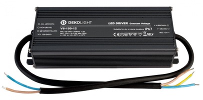 Stabilizované napětí - IMPR 872086 Deko-Light napájení IP CV V6-150-12 konstantní napětí 0-12500 mA IP67 12V DC 150W