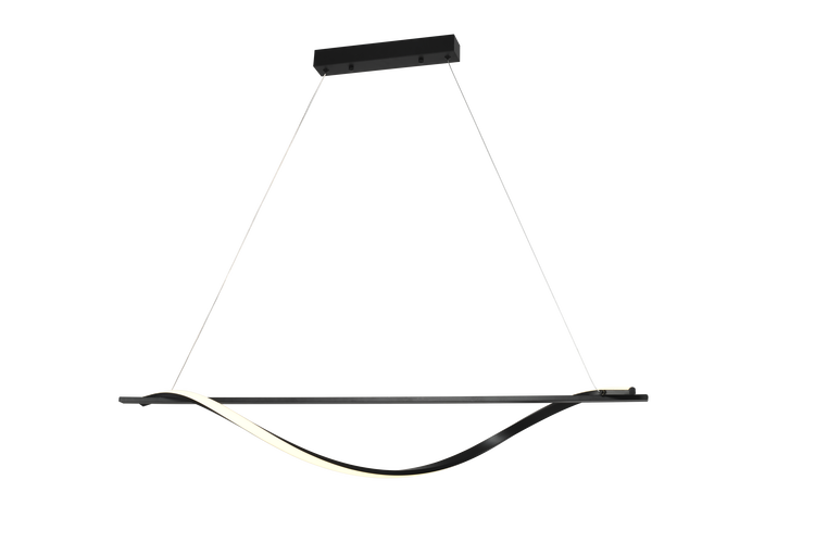 LED přívěšek - Závěsná LED lampa 17W Sand Black - foto 1