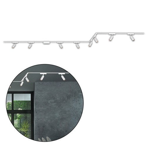 Lištové Briloner 48V - BRILO 8039086 Luxtrail lištový systém, 8x LED spoty, do U/Z, bílá - BRILO - foto 1