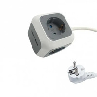 Mobilní a počítačové příslušenství - Napájecí prodlužovací kabel s 2xUSB TYPE-A