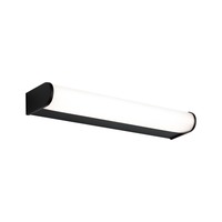 K zrcadlu - P 71211 Selection Bathroom LED nástěnné svítidlo Arneb IP44 3000K 230V 9W černá - PAULMANN
