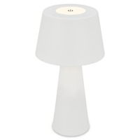 Na stůl - BRILO 7437016 Ukončená výroba  LED nabíjecí stolní lampa pr.16,5 cm 3,5W 400lm bílé - BRILO