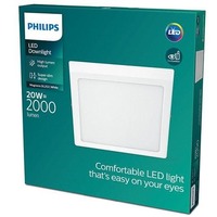 Hranatá - PH 8719514328792 LED Stropní přisazené svítidlo Philips Magneos 8719514328792 20W 2000lm 2700K IP20 28,5cm hranaté bílé - PHILIPS (929002661631)