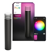 ZigBee - PH 8721103118752 Hue Lucca venkovní sloupkové LED svítidlo A60 WCA antracit 1000-20000K RGB - PHILIPS