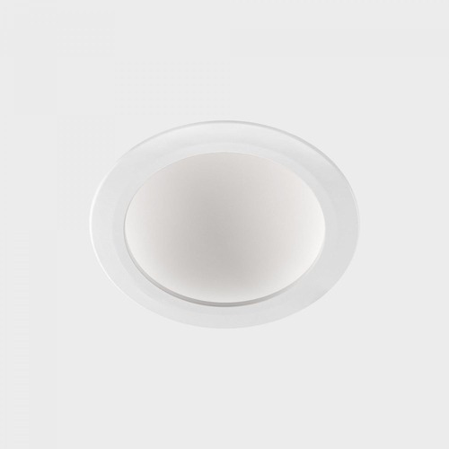 Kruhová - KHL K50405.03.RF.WH-WH.ST.8.30.PC DISC TINA DEEP zapuštěné svítidlo s rámečkem bílá 24 W 3000K fázové stmívání - KOHL-Lighting - foto 1